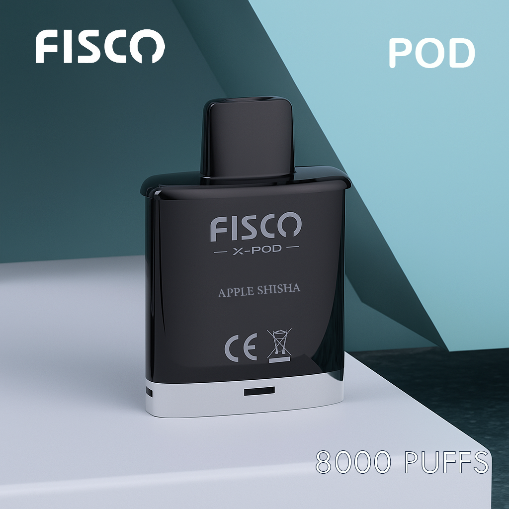 FISCO XPOD DOUBLE APPLE – 8000 PUFFS (POD ONLY)