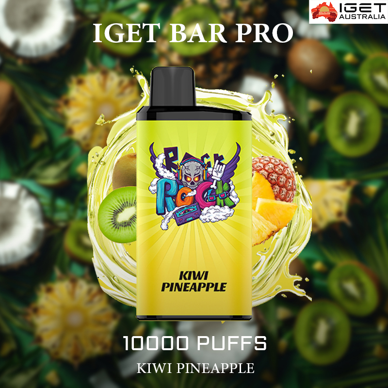 IGET BAR PRO KIWI PINEAPPLE – 10000 PUFFS