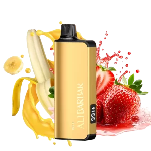 Alibarbar Ingot Strawnana – 9000 puffs – AusVape Direct