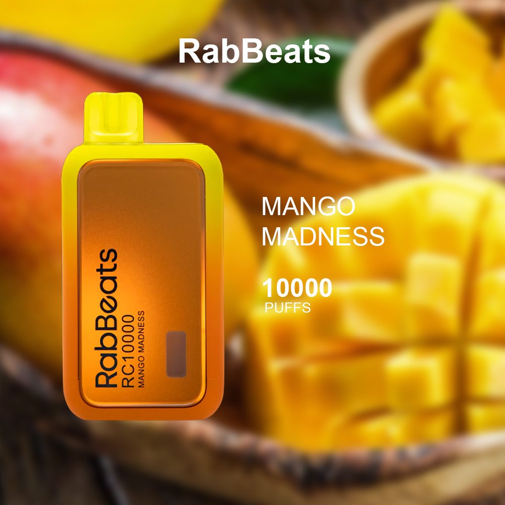 RABBEATS BAR MANGO MADNESS – 10,000 PUFFS – AusVape Direct
