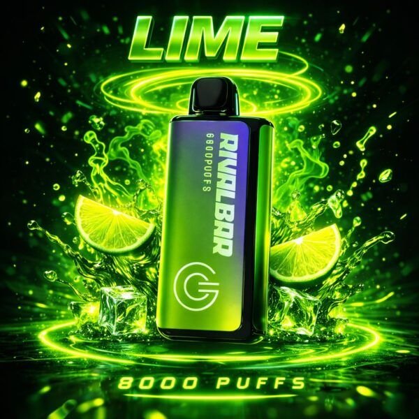 RIVAL BAR – LIME 8,000 PUFFS – AusVape Direct